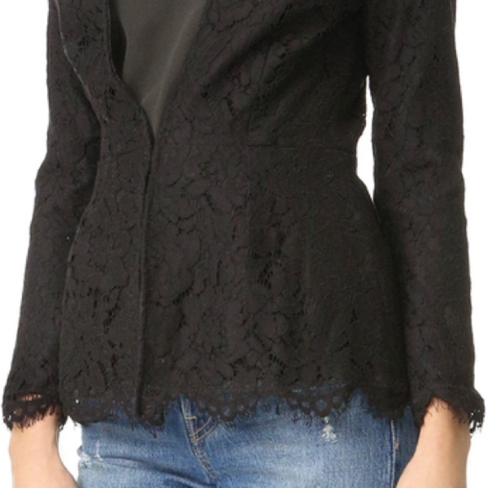 Cupcakes And Cashmere Lace Blazer M - Picture 5 of 6